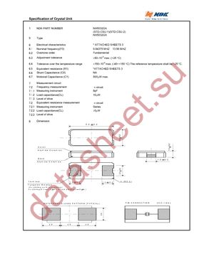 NX5032GA 13.56MHZ AT-TPMS datasheet  